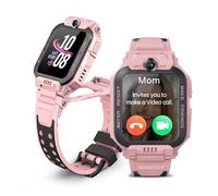 imoo Watch Phone, 4G Kids Smartwatch Phone with HD video calling,Smart Watch for Kids with GPS real-time positioning and IPX8 Water Resistance (Z7, Light Pink)