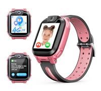 imoo Watch Phone Z1, 4G Kids Smartwatch Phone with HD video calling, Smart Watch for Kids with GPS real-time positioning, IPX8 Water Resistance (Pink)