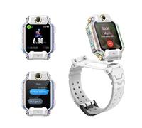 imoo X10 Smart Watch for Kids, Kids GPS Watch&14 Days Historical, Kid Smart Watches with Video & Phone Calling, 98° Wide-Angle Anti-shake Split Dual Camera, 32GB ROM, Smart Watch for Boys-White