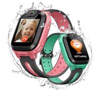 imoo Z1 Kids Smart Watch with GPS Tracker, 4G Children Phone Watch with SIM Card, Video & Phone Call, School Mode, WiFi, SOS, Group Chat, Camera, IPX8 Waterproof, Smart Watch for kids Boys Girls-Pink