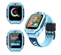 imoo Z3 Children's Smart Watch, IP68 Waterproof Children's Telephone Watch with Calls, Video Calls, Voice Chat, Wi-Fi, GPS, SOS, School Mode, Pedometer, 4G Children's Smart Watch (Blue)