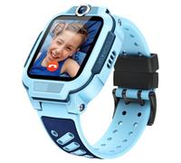 imoo Z3 Kids Smart Watch for Boys, GPS Tracker, HD Video Call, Blue | IP68 swimming waterproof, SOS, class mode, no games, reject unknown calls, family chat, SIM supported, 1-2 days battery, 8G