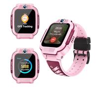 imoo Z3 Kids Smart Watch with GPS Tracker 4G, smartwatches for Kids Girls, Kid Phone Watch with Video Call Voice/Family Chat, 8G ROM,School Mode, Pedometer, IP68 Waterproof, Pink
