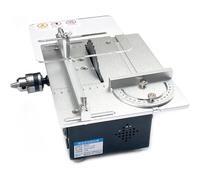 IMOSEI Mini Table Saw, DIY Cutting Machine, Miniature Chainsaw with All-aluminum Angle Ruler, Precision Design, Compact and Lightweight, Durable and Versatile, for DIY Handmade Model