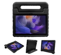 iMoshion Compatible with Samsung Galaxy Tab A8 (2021) Case - Tablet Case for Kids - Tablet Kids Case in Black with Handle and Stand [Robust, Grip, Shockproof]