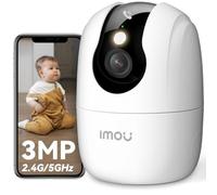 Imou 2K Indoor Camera, 2.4/5GHz Wi-Fi Pet Camera with Human/Pet/Sound Detection, 360° Baby Monitor Security Camera with APP, Full-Color Night Vision, Motion Tracking, One Touch Call, Ranger 2C Pro
