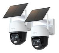 Imou 2K Solar Security Camera Outdoor Wireless, 360° Battery Outdoor Camera, Wi-Fi CCTV Camera Solar, AI Human Car Detection, 20M Color Night Vision, Motion Tracking, 2-Way Audio 2Pack