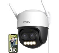 Imou 3K Dual-Lens Security Camera Outdoor with 12x Hybrid Zoom, Outdoor CCTV Camera 360°Surveillance, Color Night Vision, Human/Vehicle Detection, Smart Tracking, Wi-Fi 6 Stable Connection, IP66