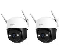 Imou 3K Security Camera Outdoor with AI Human/Vehicle Detection, 360° PTZ WiFi Home IP CCTV Camera Wireless, 5MP Color Night Vision, Auto Tracking, Siren, 2-way Audio, IP66, Works with Alexa, 2PACK