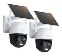 Imou 3K Solar Security Camera Outdoor Wireless, 360° Battery Outdoor Camera, Wi-Fi CCTV Camera Solar, AI Human Car Detection, 20M Color Night Vision, Motion Tracking, 2-Way Audio 2Pack