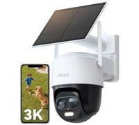 Imou 3K Solar Security Camera Outdoor Wireless, AI Human/Vehicle Detection