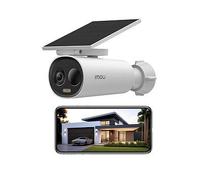 Imou Cell 3C All-In-One, 2K/3Mp, Outdoor Pan & Tilt Smart Wi-Fi Rechargeable Battery Security Camera With Solar Panel White