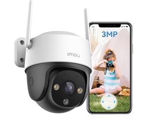 Imou Cruiser SE+ 2K Camera, Outdoor Security Camera for Home, WiFi CCTV for Home, Surveilliance with 360° Coverage, Human/Motion Detection, Smart Night Vision, IP66, Two-Way Talk, Alexa