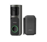 IMOU 2S 2K Quad HD Video Doorbell with Chime - Black, Black