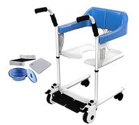Imove Patient Lift and Transfer Chair, Multifunctional Nursing Wheelchair with Wheels and Built In Toilet, Wheeled Shower Commode Chair For Nursing Paralyzed Elderly,Disabled People, Load -120kg