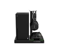 Imp Gaming DLX Twin Charging Tower With Cooling Fans & Game Storage Stand Xbox Series X