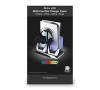iMP Tech Deluxe Multi-Function LED Charging Tower for PlayStation 5