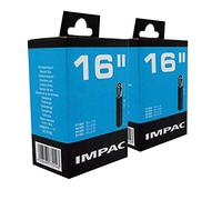 Impac 2 Pack Cycle Tubes 16" Schrader Valve (Car Type Valve) - 16 x 1.75-2.25 (47-305/57-305)