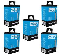Impac 26" x 1.50-2.35 Mountain Bike Inner Tubes - Schrader Valve (Pack of 5)