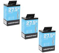 Impac 27.5" x 1.75-2.35 Mountain Bike Inner Tubes - Presta Valve (Pack of 3)