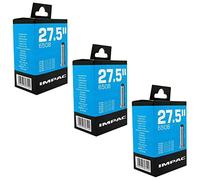 Impac 27.5" x 1.75-2.35 Mountain Bike Inner Tubes - Schrader Valve (Pack of 3)