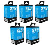 Impac 27.5" x 1.75-2.35 Mountain Bike Inner Tubes - Schrader Valve (Pack of 5)