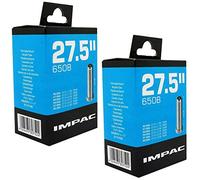 Impac 27.5" x 1.75-2.35 Mountain Bike Inner Tubes - Schrader Valve (Pair)