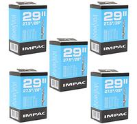 Impac 29" x 1.75-2.35 Mountain Bike Inner Tubes - Presta Valve (Pack of 5)