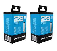 Impac 2pk Cycle Tubes 28" / 700c 28-45c (28-47/622-635) Schrader/Woods Valve - Twin Pack