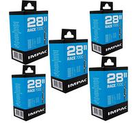 Impac 700 x 20-25c Race Bike Inner Tubes - Presta Valve (Pack of 5)