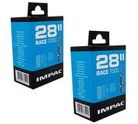 Impac 700 x 20-25c Race Bike Inner Tubes - Presta Valve (Pair)
