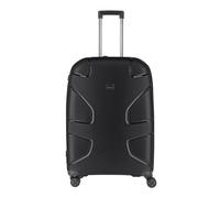 IMPACKT IP1 4-Wheel Hard case Made from Recycled Material, Sustainable Travel Suitcase with Interchangeable Click Wheels, Lava Black, 76 cm (Größe L), Casual
