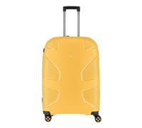 IMPACKT IP1 4-Wheel Hard case Made from Recycled Material, Sustainable Travel Suitcase with Interchangeable Click Wheels, Sunset Yellow, 76 cm (Größe L), Casual