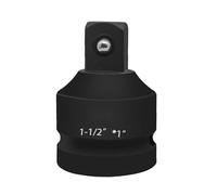 Impact Adaptor 1-1/2" to 1" Air Impact Sleeve Drive Pneumatic Reducer Converter Impact Tool for Impact Driver Conversions, Ratchet Wrenches (Pack of 1)