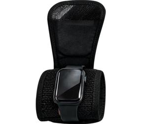 Impact Band™ Smartwatch Protection Band with D3O® | Impact-Reactive Flip-Up Protection for Contact Sports & Training | Fits Apple Watch & Most Smartwatches (42mm-49mm), Black, S