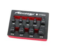 Impact Bit Socket Set Hex 6-19mm