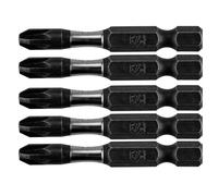 Impact Bits S2, 50mm, PZ3, 5 Piece 09-580