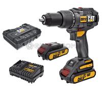 IMPACT DRILL BRUSHLESS WITH BATTERIES18V 2.0AH CAT DX12