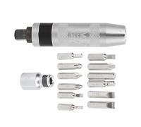 Impact Driver, 14pcs 1/2in Manual Impact Driver Hand Set Kit Destornillador De Impacto with Storage Case Motorcycle Automobile Repair Tools