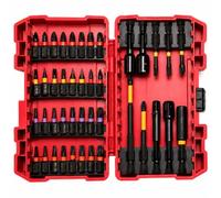 Impact Driver Bit Set, 42-Piece S2 Steel, 1/4" Hex Shank