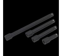 Sealey Impact Extension Bar Set AK5513 – 4 pc 1/2" sq Drive