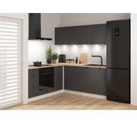 Impact Furniture Kitchen Corner Set Cabinets Units Grey Shaker Modern Freestanding 8 Cupboards Complete Diy Fitted Kitchen Junona