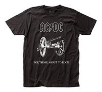 Impact Men's AC/DC for Those About to Rock T-Shirt - Black - Medium