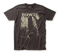 Impact Merchandising Men's David Bowie Guitar T-Shirt - Black - Medium