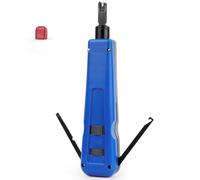 Impact Punchdown Tool, Uvital Professional Ethernet Tool with Pick and Plier for Module&Network Cable Connection, Adjustable Force, for Use in Cat5/Cat6 Network Modules, Patch Panels