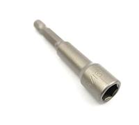 (Pack of 4) Impact Quality 8mm (5/16") Tek Screw Driver bit Adaptor - Roofing cladding tech bit