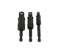 Impact Quick Locking Socket Adaptor Set 75mm 3pc - Laser 7778 New