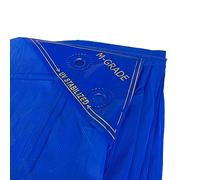impact resistant LLDPE waterproof tarpaulin/ground sheet high tensile strength in IMPERIAL BLUE premium Linear Low-Density Polyethylene (4m x5m)