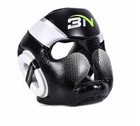 Impact-Resistant Open-Face Headgear, White, M - Teenager | Sparring , Breathable, for , fighting Artists