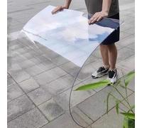 Impact Resistant PC Sheet, Transparent Roof Sheet Polycarbonate Greenhouse Roof Plate for Outdoor Panels, Replacement Shed Panel(0.8x20m/2.62x65.6ft)
